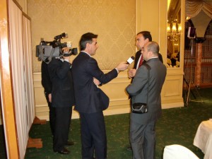 Entrevista en la televisión Siria en el Congreso de Abogados